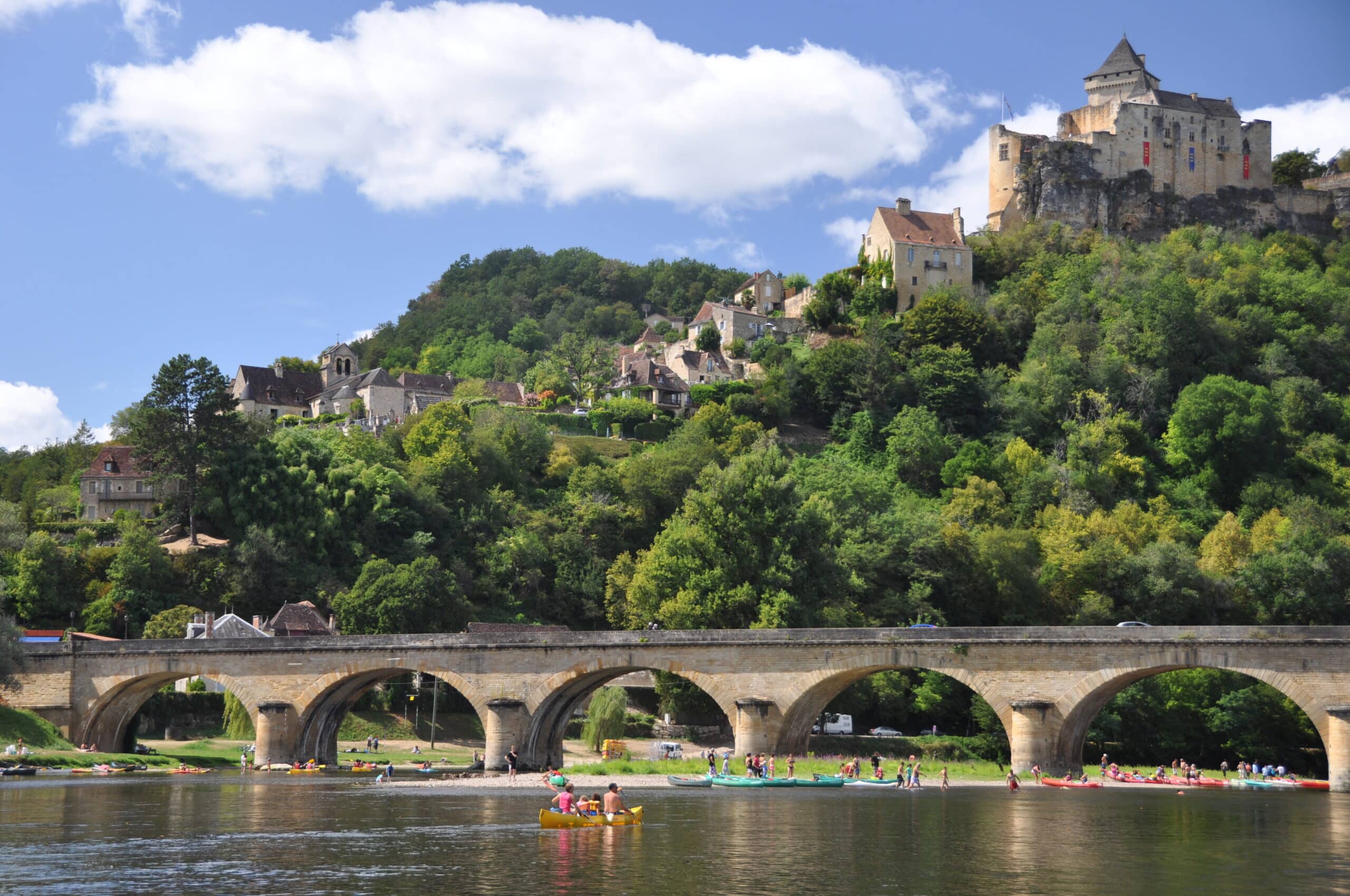 Vallée de la Dordogne à Castelnaud-la-Chapelle, commune du château des Milandes