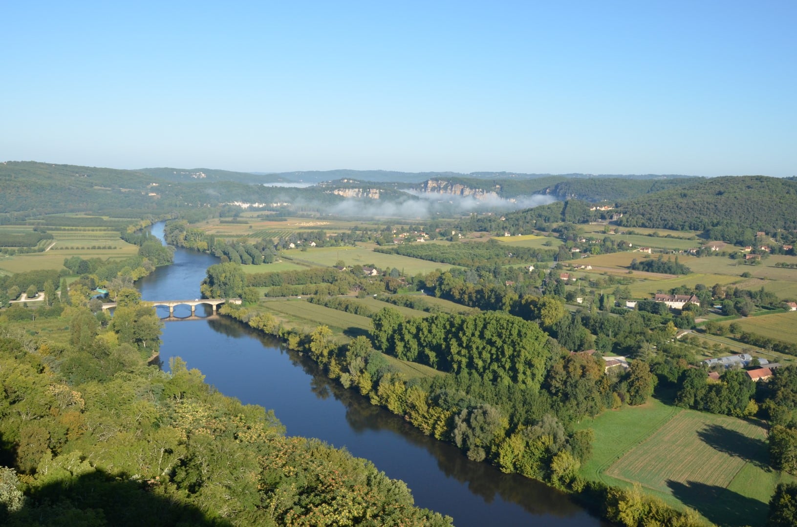 vue aerienne cenac et saint julien
